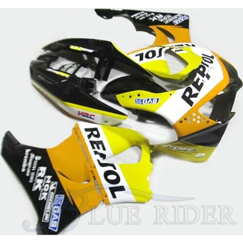 Motorcycle ABS Plastic Fairing Kits For HONDA CBR900RR 919 98 99 CBR919RR 1998 1999 BLUE RIDER bodyworks