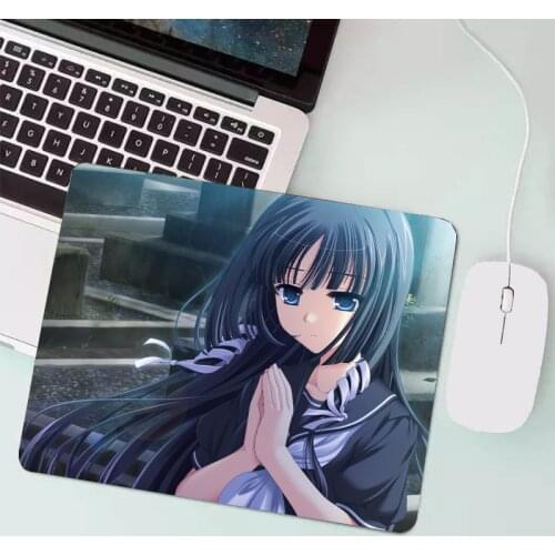 Creative cartoon animation sexy small mouse keyboard pad precision seaming process mouse pad office game computer desktop protec