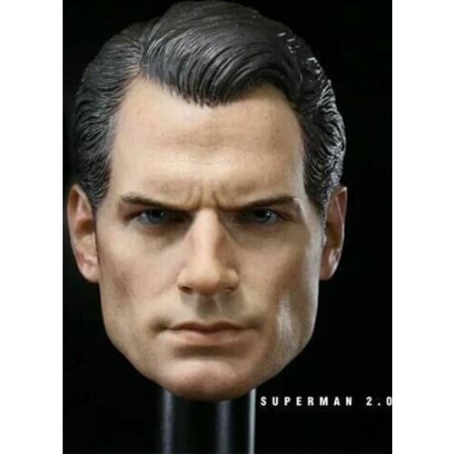 1/6 Scale BVS Henry Cavill Head sculpt For 12" 2.0 Male Muscular Figure Doll Body Toys Gift