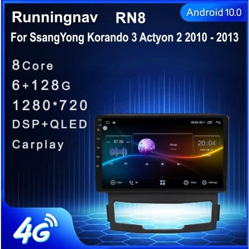 Runningnav For SsangYong Korando 3 Actyon 2 2010 2011 2012 2013 Android Car Radio Multimedia Video Player Navigation GPS