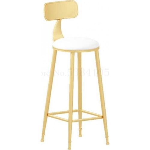 Nordic Marble Bar Table Chair Domestic Bar Chair Modern Simple Bar Stool Coffee Bar Table Chair