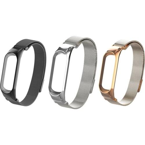 NEW Replaceable Business Lady Wristband Steel smart Watch Band Strap For Xiaomi mi band 4 bracelet /mi band Strap 3 /nfc/3nfc