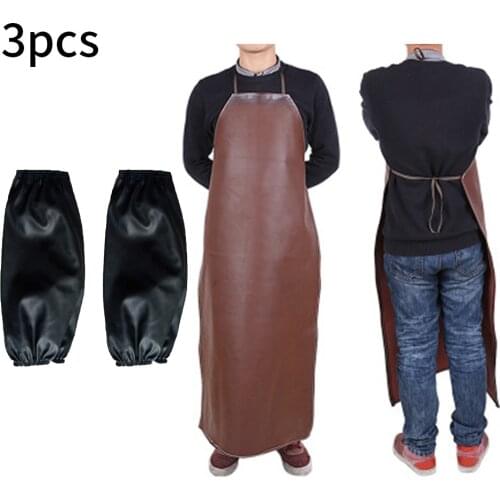 Artificial Leather Welder Weld Carpenters Blacksmith Apron Protection Clothing Welding Tool