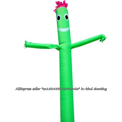Air Dancer Sky Dancer Inflatable Tube Dance Puppet Wind Flying 10ft For 12inch Blower (Green)
