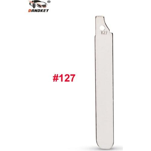 Dandkey #127 Blank Uncut Key Blade For CHANA EADO Flip Remote Key Blade