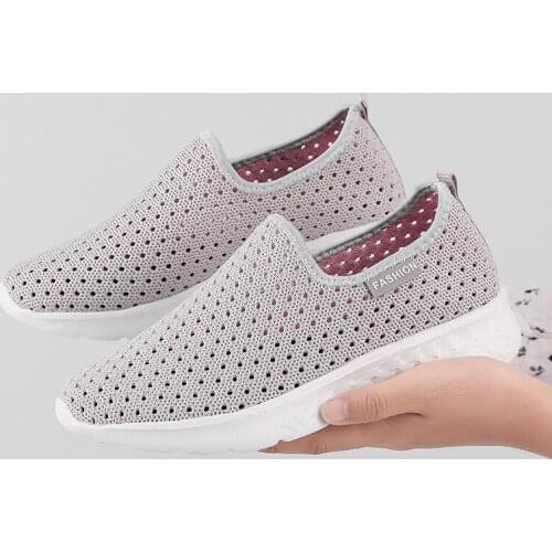Tenis Feminino Women Tennis Shoes Breathable Slip on Mesh Female Sneakers Sports Footwear Chaussure Femme Brand Sneaker