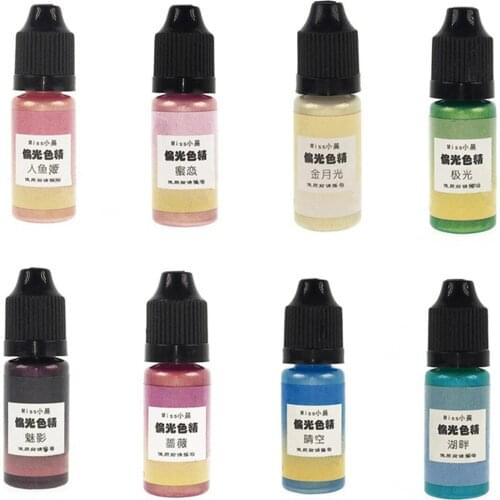 UV Resin Liquid Pearl Coloring Dye Pigment Resin Epoxy For DIY Jewelry Making