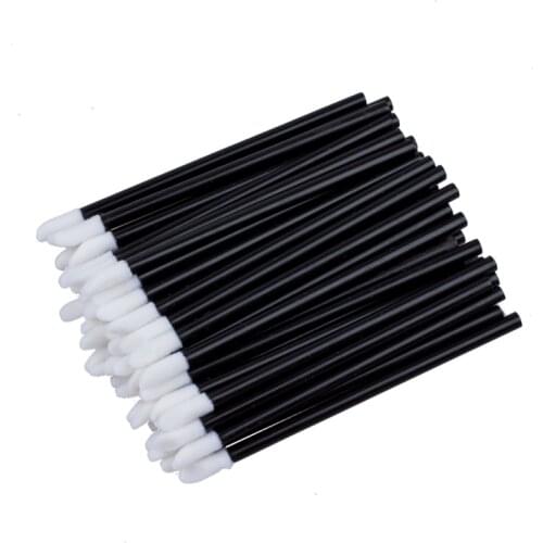 100 Pcs Disposable Lip Brush Gloss Wands Applicator Makeup Cosmetic Tool Beauty