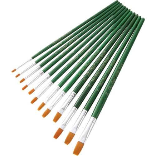 36pcs Painting Brush Pinceles Nylon Acrylic Watercolor Paint Brush Pen Art Supply Oil Gouache Pinceles Para Acrilico Y Oleo