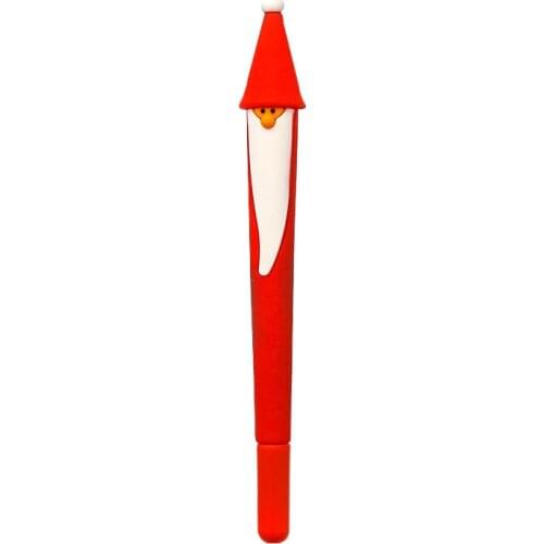 36PCS Cute Pen Red Christmas Old People 0.5mm Black Felt-Tipped Gel Pens Office Learning Stationery Kawaii School Supplies