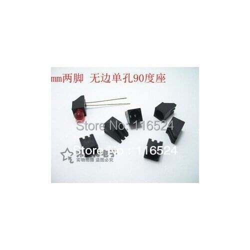 5MM plastic holder 90 degrees oblique feet feet 5mm LED Spacers 5mm hole boundless transposon