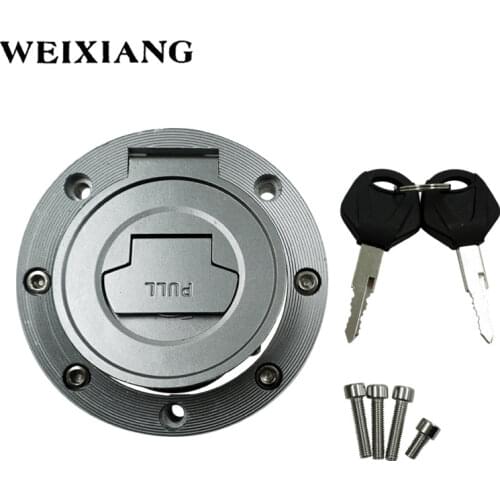 CNC Aluminum Motorcycle Fuel Gas Cap Tank Cover Lock For YAMAHA YZF R6 R1 MT07/09 FZ1/6 FZ6R