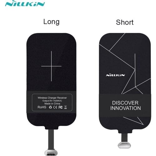 Type C Wireless Charging Receiver Nillkin short USB C Qi Wireless Charger Receiver Chip for huawei p10 for Google Pixel XL zuk