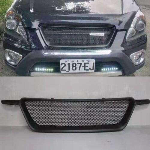 CEYUSOT FOR Old Honda CRV Car Grille Accessories Real Carbon Front Bumper Separator Grille Decoration Spoiler CRV 2005 2006