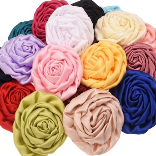 10PCS Chiffon Flowers 5.5-6cm Flower Accessory Cute Hair Accessories Boutique Headwear Diy Accessories No Hairclip No Hair bows