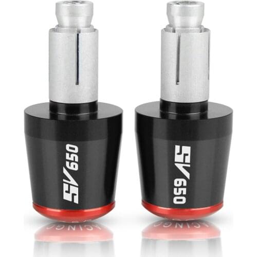 For SUZUKI SV650 SV 650 SV-650 2016 Motorcycle Accessories 7/8" 22MM Handlebar Hand Grips Handle Bar End Cap