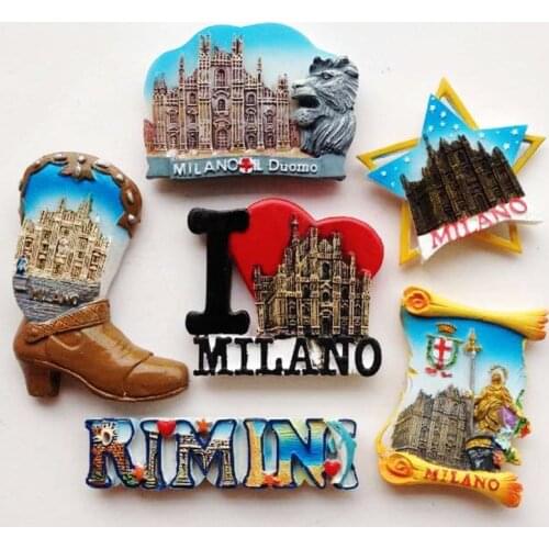 Italy Flag Love Letter 3D Fridge Magnet World Tourism Souvenirs Refrigerator Magnetic Stickers Creative Home Decoration