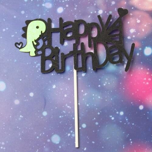 1PC Cute Dog Bird Whale Cake Topper Brithday Cake Topper Decorating Happy Brithday Party Decor Kids Party Supplies