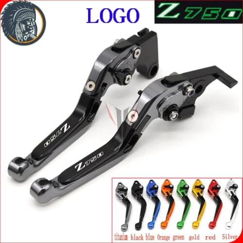 !Logo(Z750) Titanium For Kawasaki Z750 (not Z750S model) 2007 2008 2009 2010 2011 2012 CNC Motorcycle Brake Clutch Levers