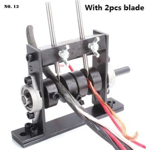 Wire Stripping Machine Portable Manual Scrap Cable Peeling Machines for 1-30mm Diameter Wire Hand Wire Stripper Tools Straight