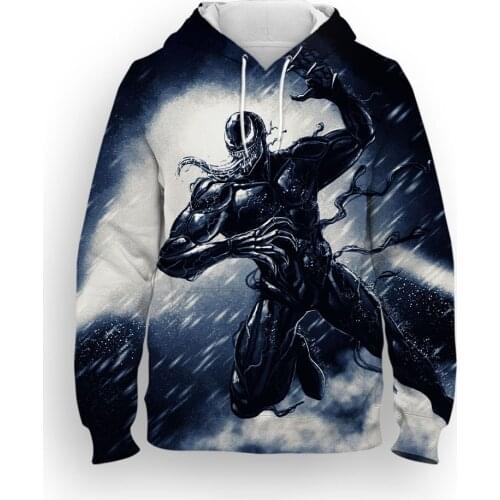 Mens hoodies Venom 3D Print Harajuku Style Sweatshirts Male Fashion Pullover For Children Casual Autumn Women Clothes