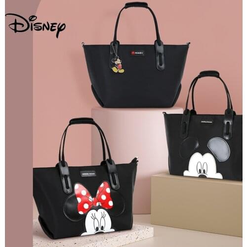 Disney Newest Baby Diaper Tote Bags Maternity Mommy Bags Baby Stroller Bag With Hook Waterproof Antifouling Storage Bag Minnie