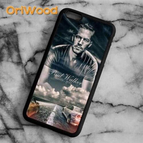OriWood New Paul Walker Fast And Furious Case cover for iPhone 6 7 8 plus X XR XS 11 12 pro max Samsung Galaxy S7 S8 S9 S10 plus
