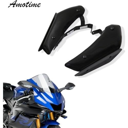 For Yamaha YZF-R6 R6 R 6 2017 2018 2019 2020 Motorcycle Fairing Parts Aerodynamic Wing Kit Fixed Winglet Fairing Wing