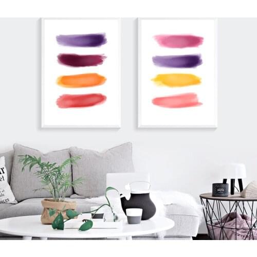 Printable Multicolor Poster Canvas Art Prints , Children Colors Prints Wall Art Pictures Home Fashion Wall Decor