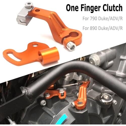 For 890 790 Duke 890 Adventure R 790 Adventure R ADV 890ADV 2020 2021 CNC Aluminum Motorcycle One Finger Clutch Lever Clutch Arm