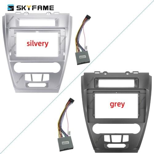 SKYFAME Car Frame Cable For Ford FUSION MONDEO Mustang US 2009-2012 Big Screen Audio Dash Panel Frame Fascia