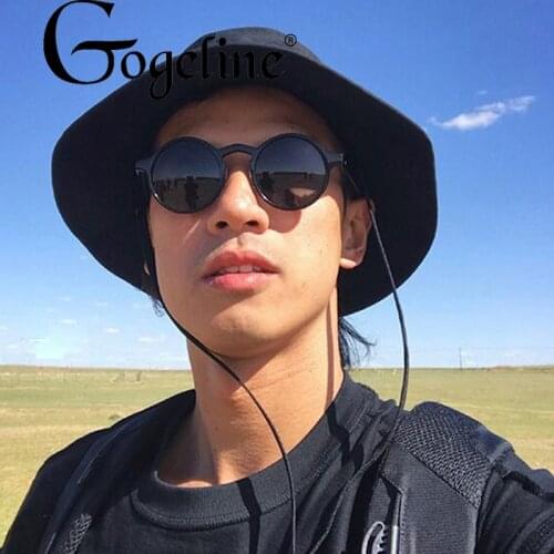 Retro Round Sunglasses Women/Men Brand Designer Steampunk UV400 Sun Glasses Vintage Punk Shades Eyewear Gafas de Sol