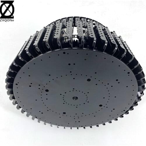 50-200W φ270x70mm Led COB Grow Chip double-layer Fin Radiator Tower Type Densely Toothed Pure Aluminum Heat Dissipation For DIY