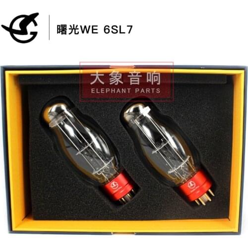 SHUGUANG Tube WE6SL7 PLUS Vacuum Tube Replace 6SL7 6N9P 6H9C 5691 Electron Tube, for tube amplifier DIY 2 PCS