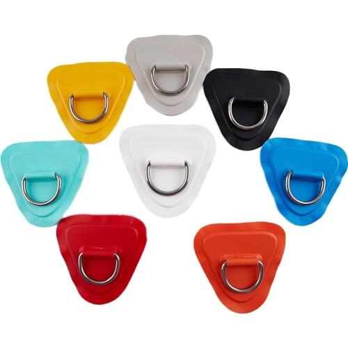 1Pc Self Adhesive Inflatable Boat Board Handle Kayak D Ring Pad Rowboat Canoe Accessories Single Loop Water Sports Buckle