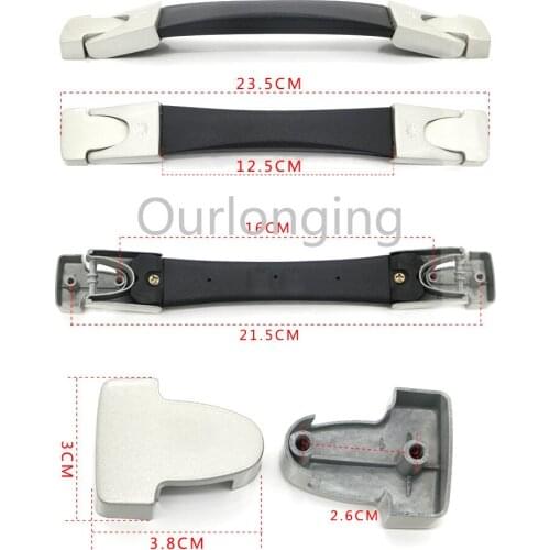 2PCS 12.5cm B024 Flexible Suitcase Luggage Case Plastic Spare Strap Handle Grip Replacement