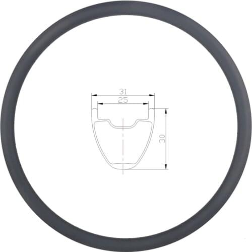 29er MTB Boost XC 31mm tubeless hookless carbon rim 30mm deep cross country mountain bike disc wheel 29 24H 28H 32H UD 3K 12K