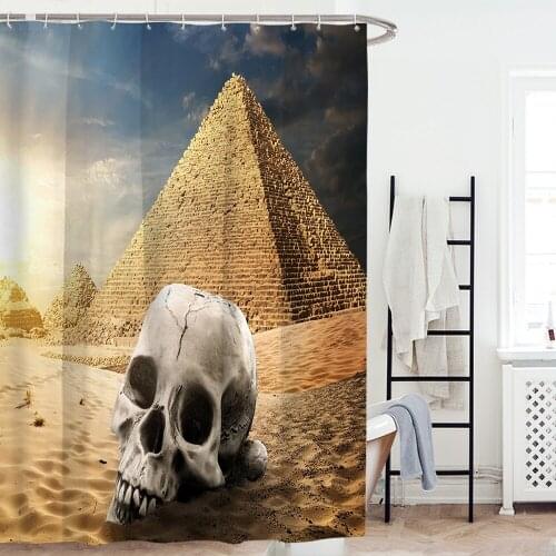3D Digital Printing Art Design Shower Curtains Sugar Skull Bathroom Curtains Home Decor High Quality Waterproof Mouldproof