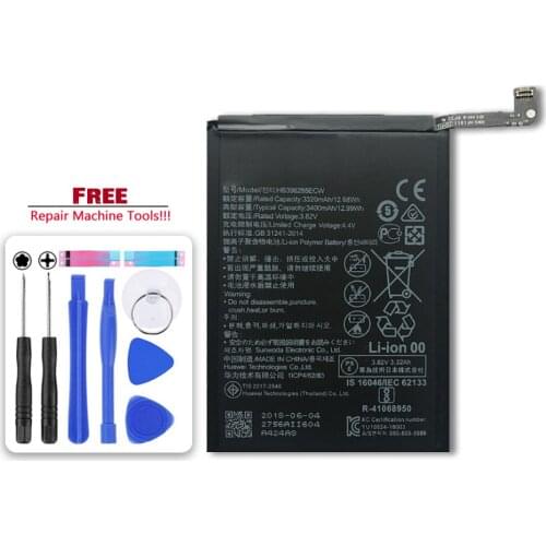 For Hua Wei 3400mAh HB396285ECW Phone Battery For Huawei P20 Honor 10 COL-AL00 COL-AL10 COL-TL00 COL-TL10 COL-L29 + Tool