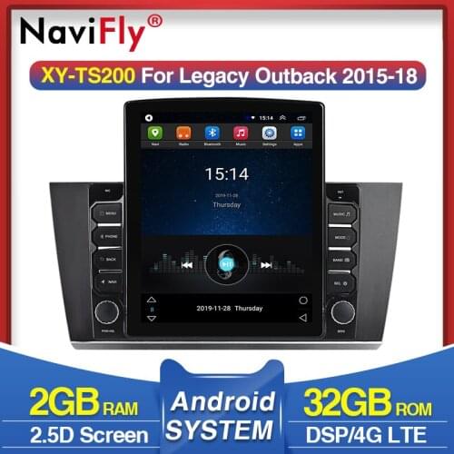 9.7'' screen 2+32G DSP 4G LTE Car radio Multimedia player For Subaru Outback 5 2014 - 2018 Legacy 6 2014 - 2017 BT GPS DVR