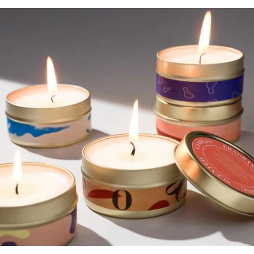 Smokeless Soy Candles Jar Aromatherapy Nordic Romantic Handmade Candles Fragrance Creative Swiece Zapachowe Home Decor DE50LZ