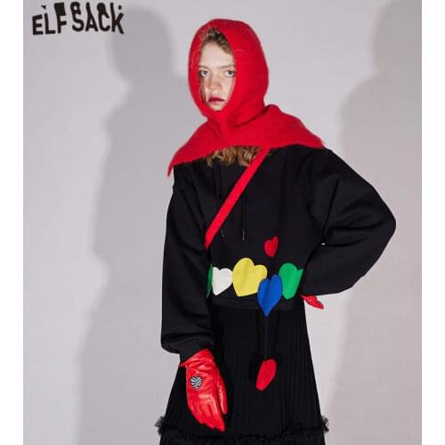 Женские толстовки с капюшоном ELF SACK China At AliExpress