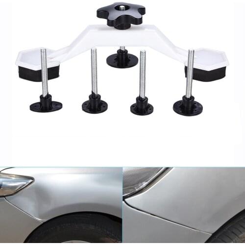 Car Dent Repair Body Damage Fix Tool Pulling Bridge Puller Dent Remove Dents Glue Tabs Hand Repair Tools Kit Paintless Universal