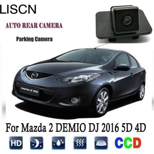 Rear View Camera For Mazda 2 DEMIO DJ 2016 5D 4D CCD/Night Vision/Reverse Camera/Backup Parking Camera/reserved hole