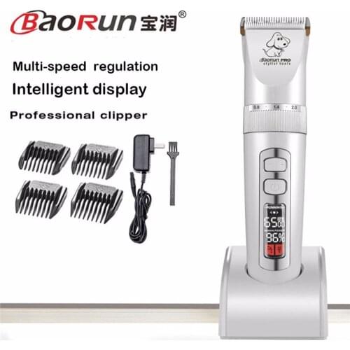 Clipper for Dog LCD Haircutting Machine Shearing Rabbit Shaver Pet Hair Cut Remover Electric Teddy Grooming Trimmer Animal Cuter