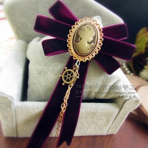 New Free Shipping fashion casual Mens male female High-grade suede handmade sweater brooch tassel accessories tie Headdress