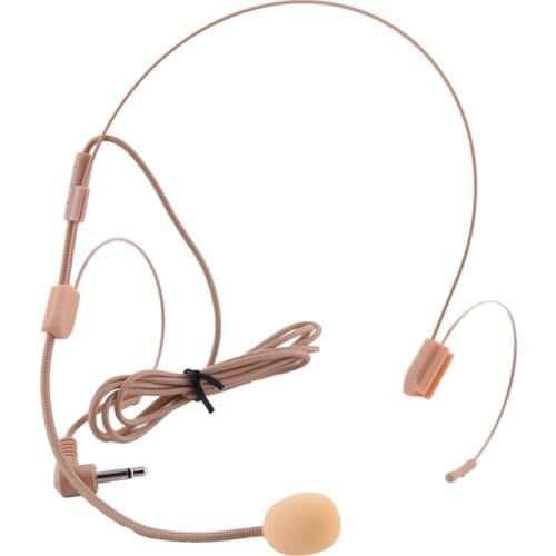 Professional Skin Headset Omnidirectional Condenser Microphone ForSennheiser Wireless BodyPack Transmitter 3.5 mm Lockable