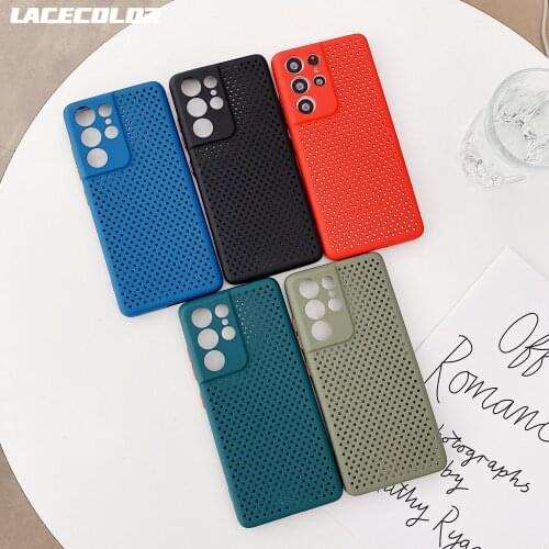 Shockproof Mesh Breathable Case For Samsung Galaxy A72 A52 A42 A32 A71 A51 A31 A21S A11 A50 A30S A20 S21 S20 Plus Ultra M51 M31S