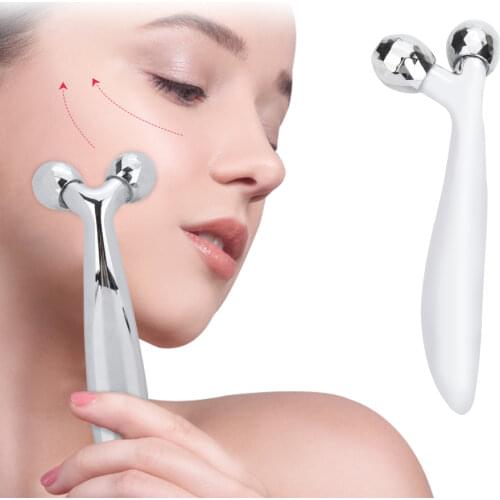 Y Shape 360 Rotate Roller Massager Thin Face Thin Chin Body Shaping Relaxation Wrinkle Remover 3D Manual Facial Lifting Massager