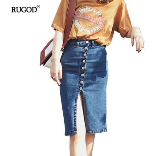 Юбки-карандаши с разрезом RUGOD China At AliExpress